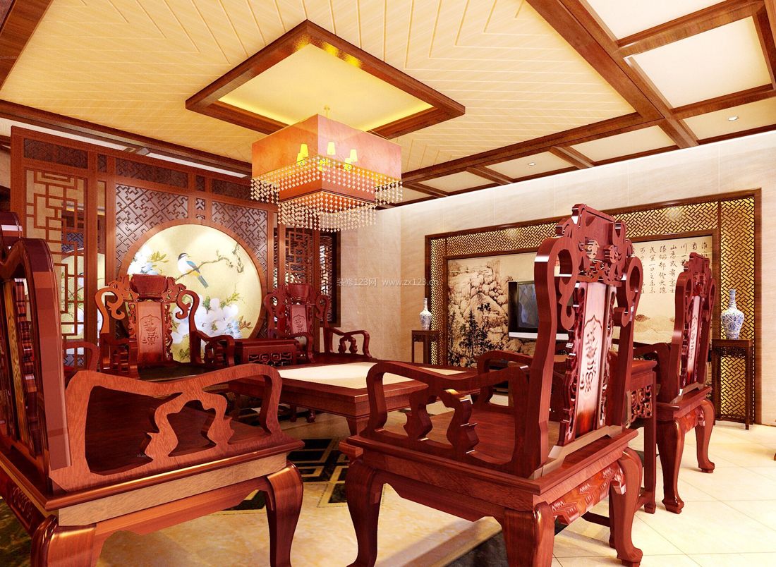 新中式风格特点_中式新装修设计风格_中式新古典禅式风格饭店