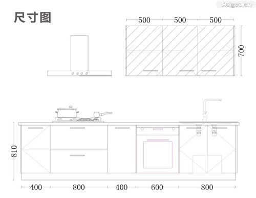 餐饮厨房排烟道尺寸_酒店厨房消毒柜尺寸_厨房尺寸