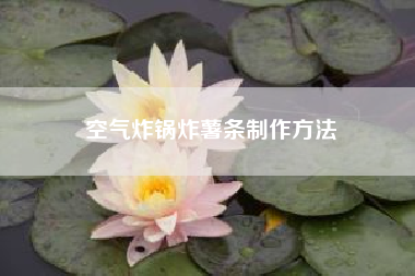 空气炸锅炸薯条制作方法……炸薯条的做法是